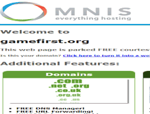 Tablet Screenshot of gamefirst.org